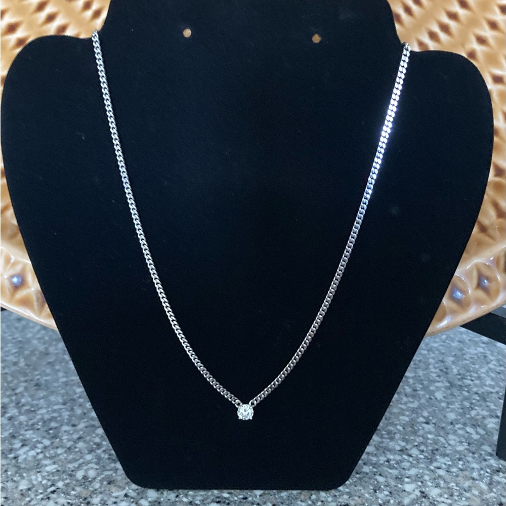 Certified 1 ct Moissanite Cuban Chain Necklace